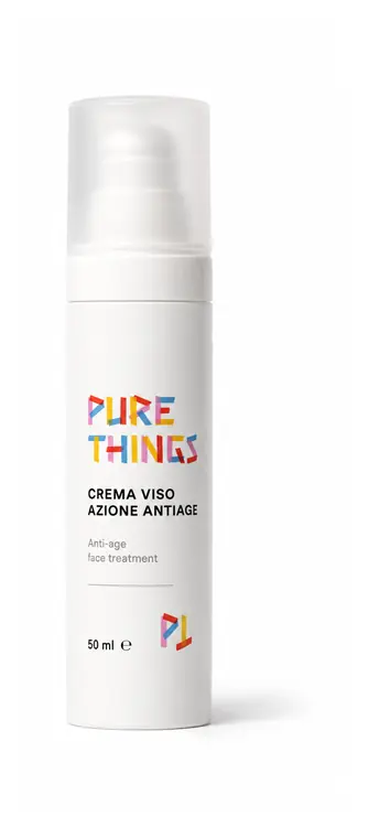 Pure Things body cream pump packaging