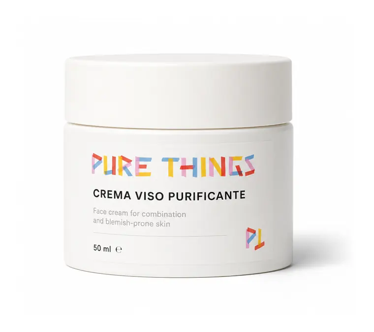 Pure Things face cream packaging
