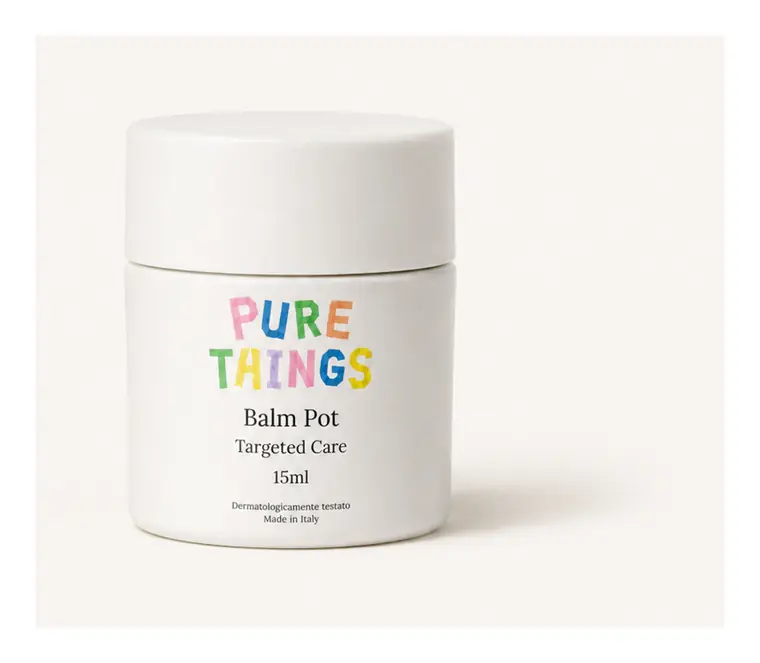 Pure Things mini balm pot packaging